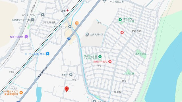 中本ハイツの地図