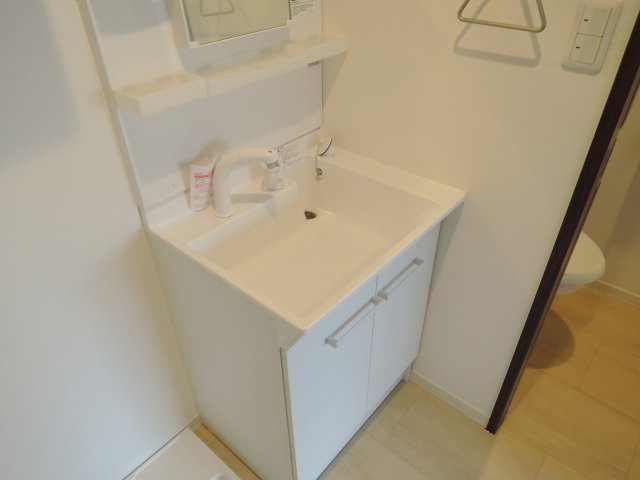 中本ハイツの独立洗面台