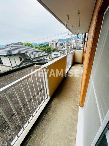 高島第6ビルのバルコニー