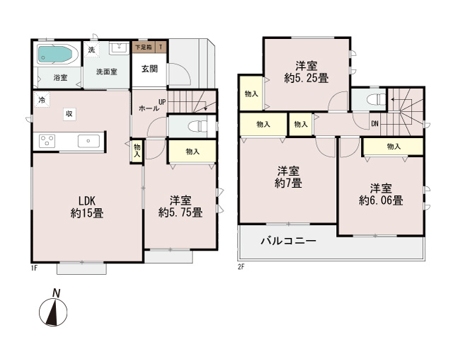 【参考プラン】 | 川越市上戸　建築条件無売地　全7区画　(ふじみ野店) | 建物参考プラン／面積93.15平米(28.17坪)
参考プラン建物価格／1400万円
※内訳については変更になる場合があります。参考プラン価格は目安となります。