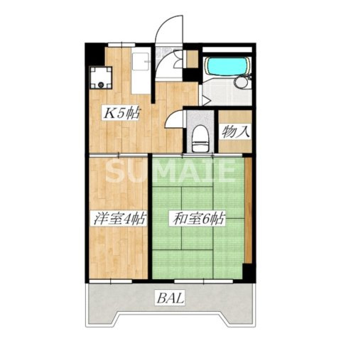 柴又ＳＴマンションの間取り|間取りです！