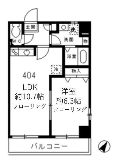 レイグランデ日暮里の間取り
