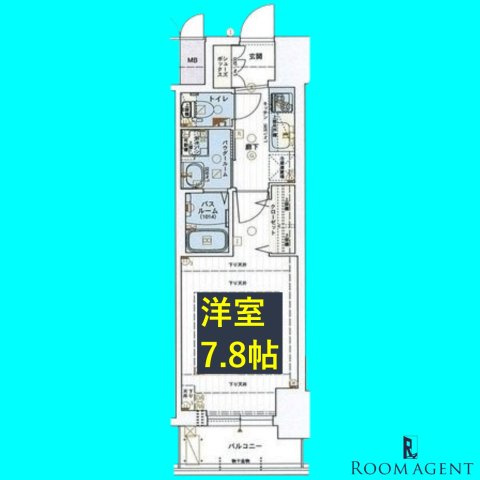 エステムコート名古屋今池アーバンゲートの間取り