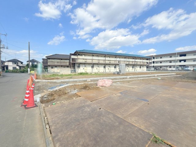 【外観】 | 川越市上戸　建築条件無売地　全7区画　(ふじみ野店) | 現地（2026年7月9日）撮影／お好きなハウスメーカー・工務店で建築可能です。