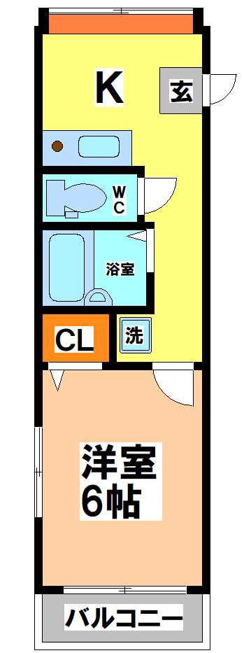 ムーンパレスの間取り
