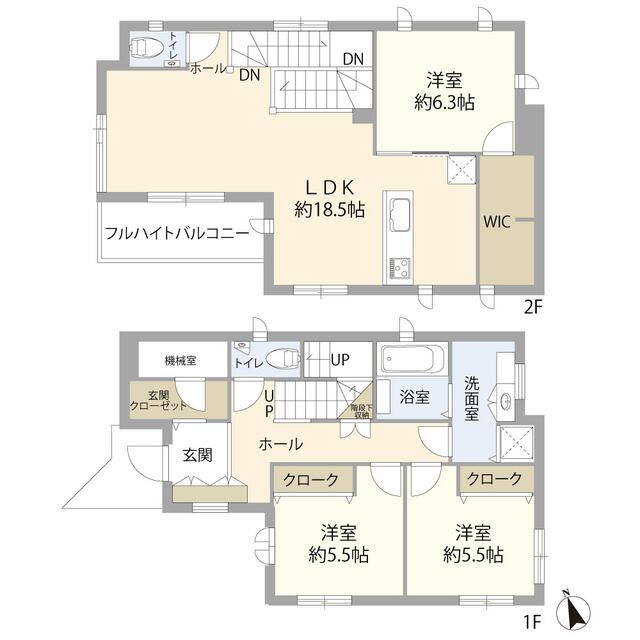 千葉市花見川区花園５丁目住宅（０００４１４１）の間取り