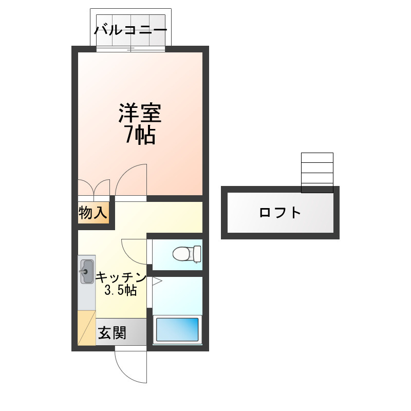 エスポアールナガオカの間取り