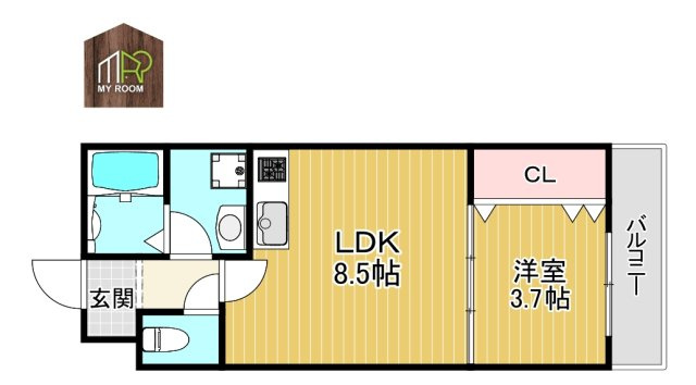 【間取り】 | Dias諸口