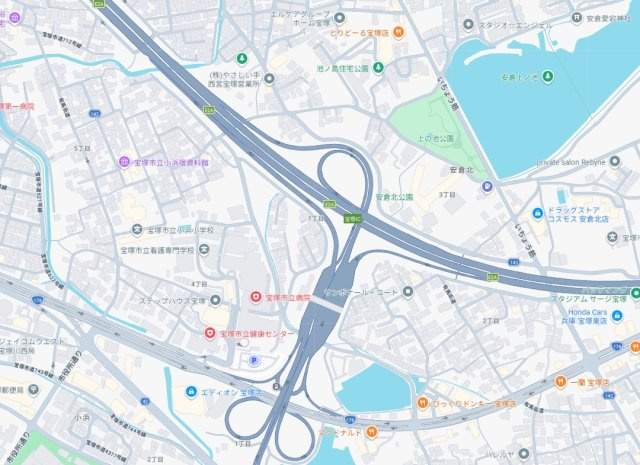 宝塚市安倉北　第1期　新築一戸建ての地図