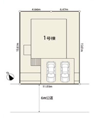 鎌倉市今泉台7丁目　中古戸建の区画図