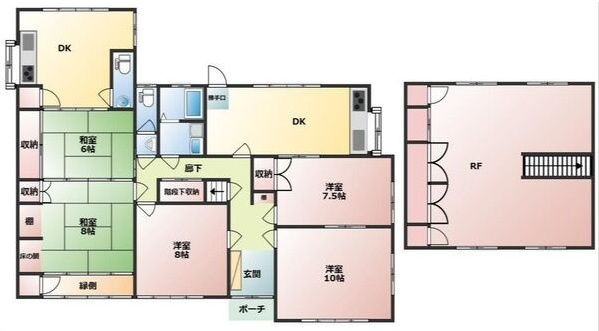 瀬戸市矢形町戸建の間取り