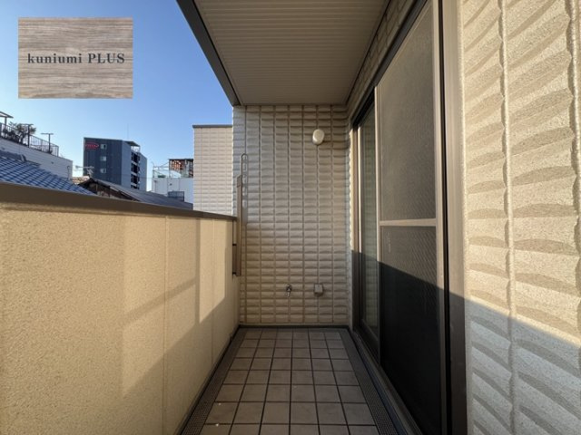 大阪市城東区鴫野東3丁目のバルコニー