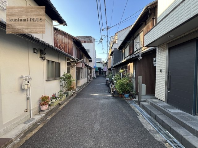 大阪市城東区鴫野東3丁目の前面道路含む現地写真