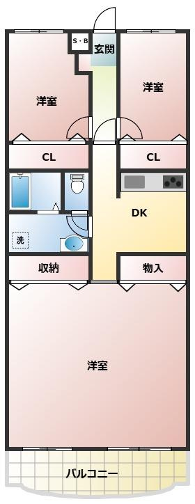 スカイタウン幸手の間取り|スケルトンリフォーム中！開放感のあるLDKになります♪