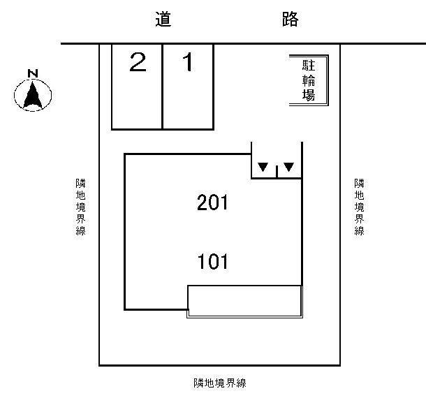 パルミエーレの区画図