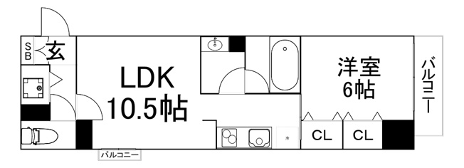 【間取り】 | サージュ天王寺
