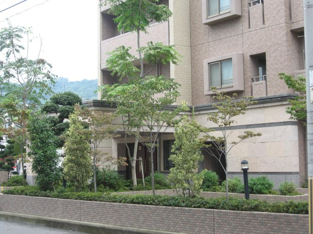 敷地内に緑があるので、植栽の連なりが作り出す美しい景観を演出しております♪