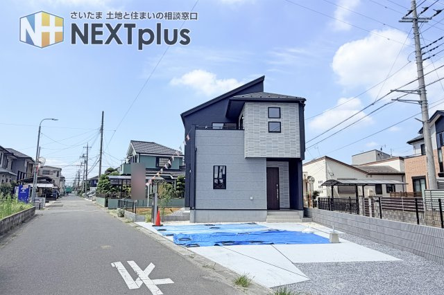 桶川市末広３丁目　５期　全１棟の前面道路含む現地写真
