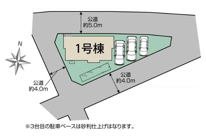 桶川市末広３丁目　５期　全１棟の区画図