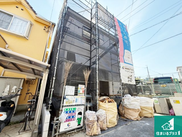 柏原市旭ケ丘　第2期　新築一戸建ての外観|現在建築中！落ち着いた街並みで新生活を始めることが出来そう！周辺の物件も併せてご紹介させて頂きます！
