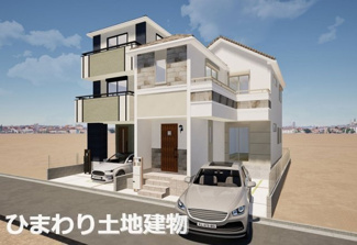 【外観】 | 藤沢市長後  1号棟 19期 | イメージパース（完成時に現況と異なる場合は現況優先となります）