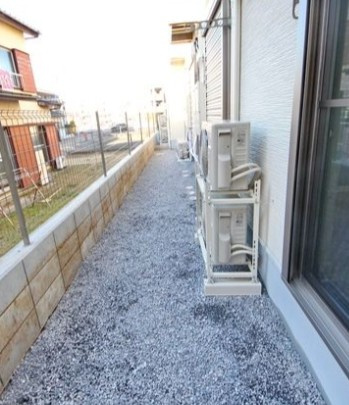 鎌ケ谷市南初富１丁目のアパートのバルコニー|※別部屋参考写真
