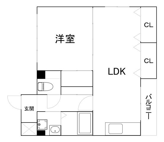 【間取り】 | 戎フルール谷九