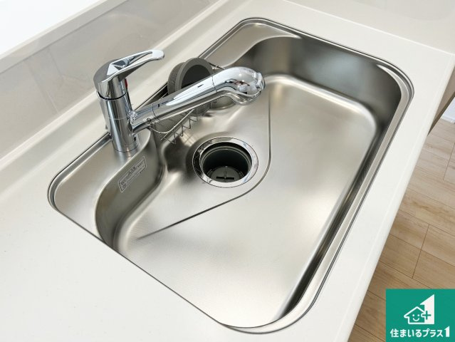 柏原市旭ケ丘　第2期　新築一戸建ての設備|広々としたシンクで食器洗いも楽々！
