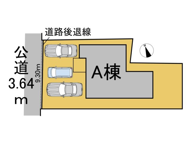 新築戸建　大垣市林町Ⅱ　全1区画分譲の区画図|■区画図
■YAMADA電機の　ヤマダ不動産　株式会社リライフ　
いつでもお問合わせ下さい。