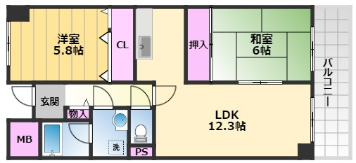 【間取り】 | エルソレーユ