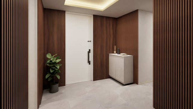 【玄関】 | マナー高輪（ホーマット） | ※室内完成予想CGです。