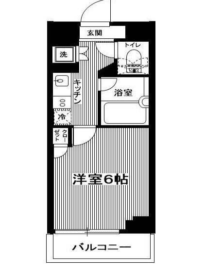 中野区鷺宮２丁目の賃貸マンションの間取り
