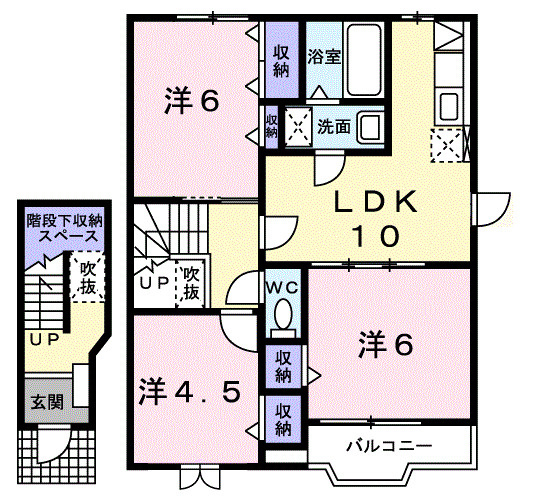 グリーンハイムの間取り