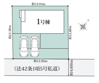 さいたま市西区植田谷本　01期　新築一戸建て　リナージュネクスジー　01の区画図|1号棟