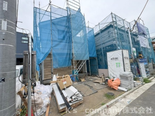 茅ヶ崎市旭が丘　新築戸建　1号棟の外観|2026.7.12撮影◇
