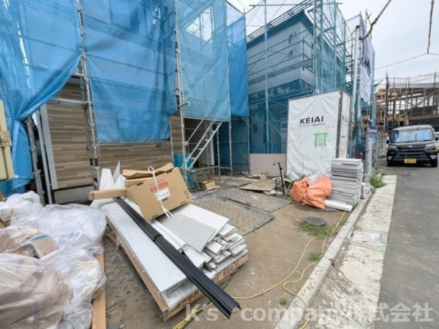 茅ヶ崎市旭が丘　新築戸建　1号棟の外観|2026.7.12撮影◇