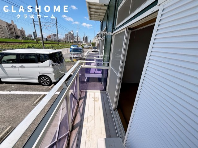 パームタウン東栄　　刈谷市近郊の賃貸はクラスホーム刈谷店のバルコニー