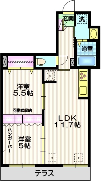 アルタイル等々力の間取り