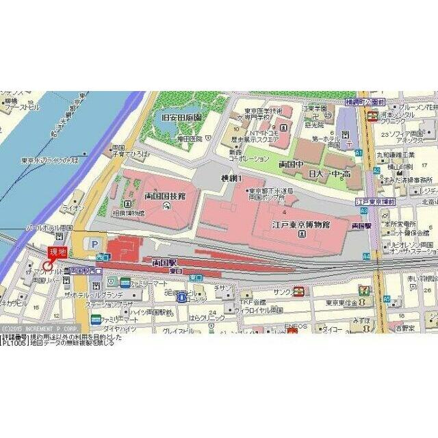 カテリーナ両国の地図