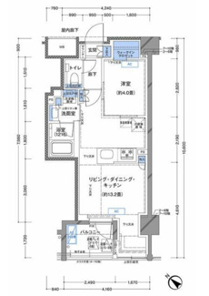 【間取り】 | ラティエラ横濱大通り公園