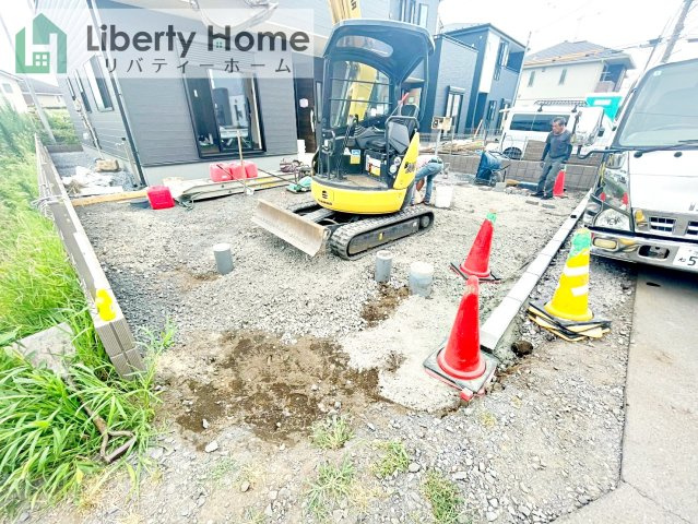 ひたちなか市堀口3期　新築戸建　1号棟の駐車場