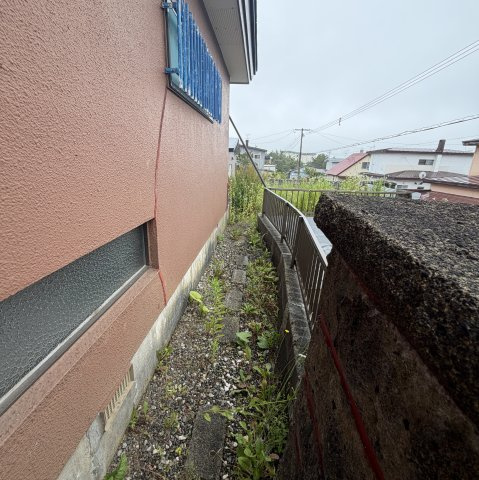 室蘭市白鳥台5丁目43-5戸建の庭