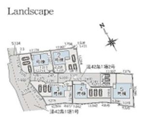 市原市青柳第３の区画図