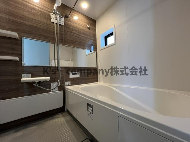 茅ヶ崎市旭が丘　新築戸建　2号棟の浴室|1日の疲れを癒す浴室スペース♪