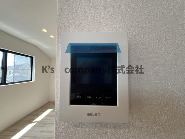 茅ヶ崎市旭が丘　新築戸建　2号棟のセキュリティ|訪問者の顔が見えて安心です♪