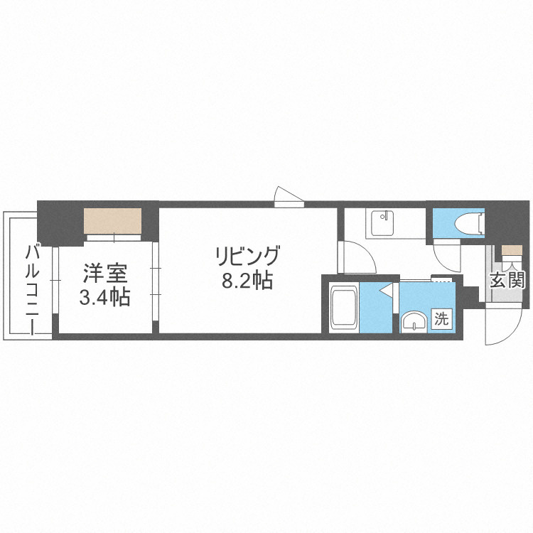 CAVANA本町の間取り