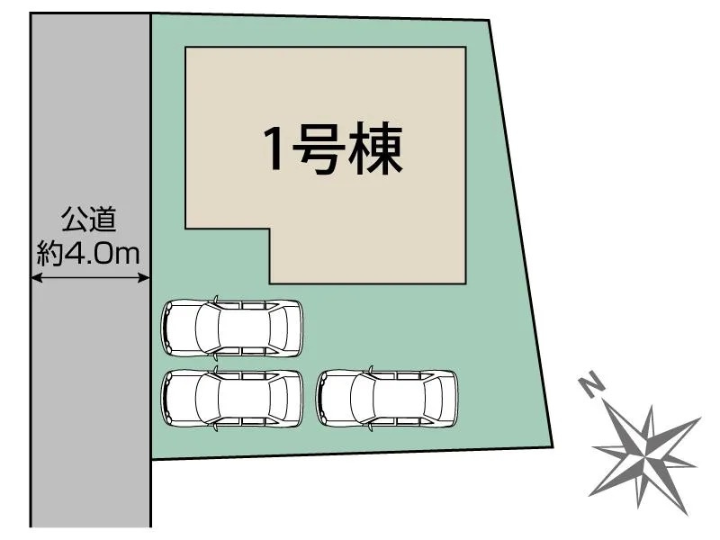 [新築住宅] 深谷市東方 全1棟の区画図
