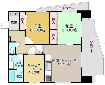 マホロバの間取り