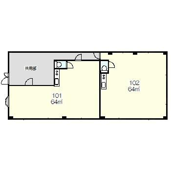 ジュラーレシブヤの間取り