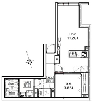 【間取り】 | CREAL新富町（クリアル新富町）